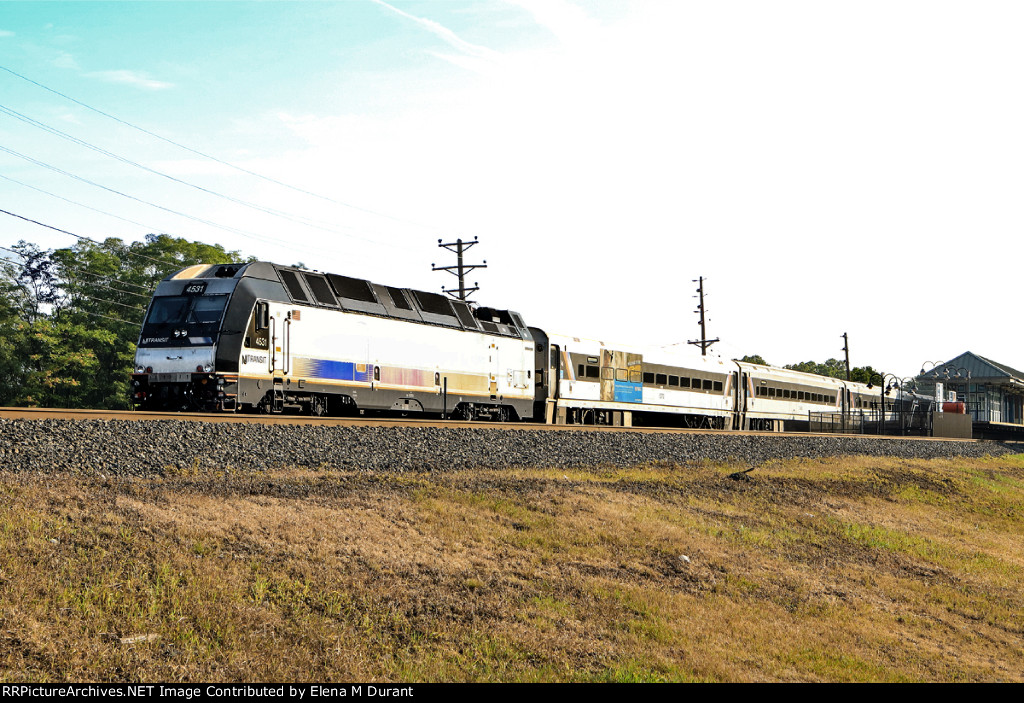 NJT 4531 on train 5508